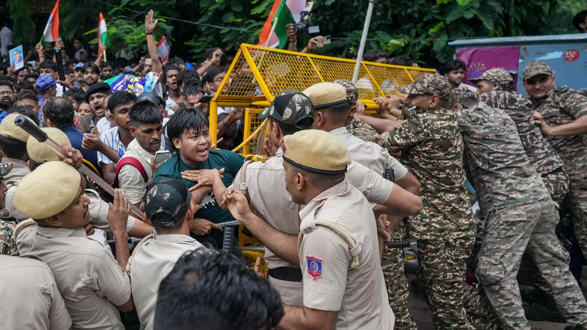 Jantar Mantar Cjp Protest Police Pti